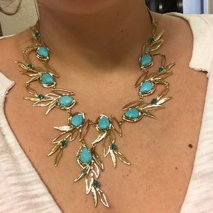 Kendra Scott Statement Leaf Necklace